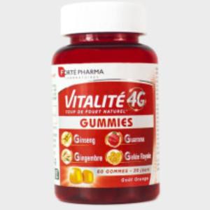 Forté Pharma Vitalité 4G Gummies - Goût Orange